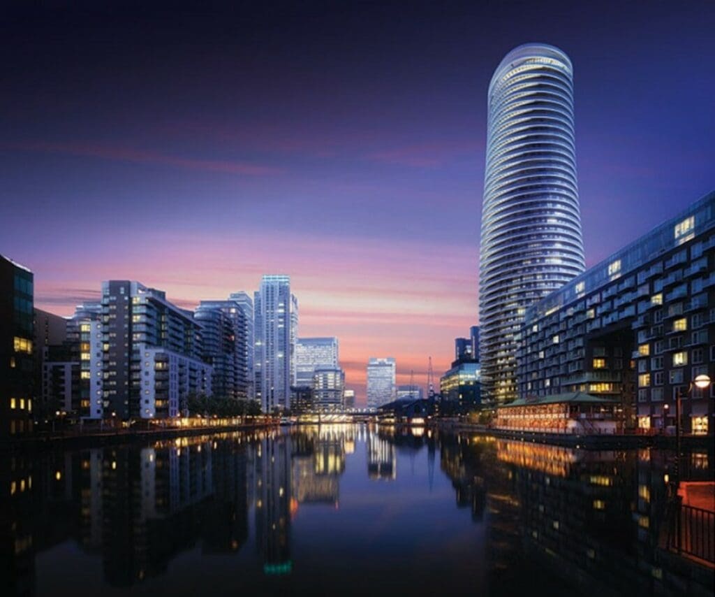 canary wharf fire sprinkler solution