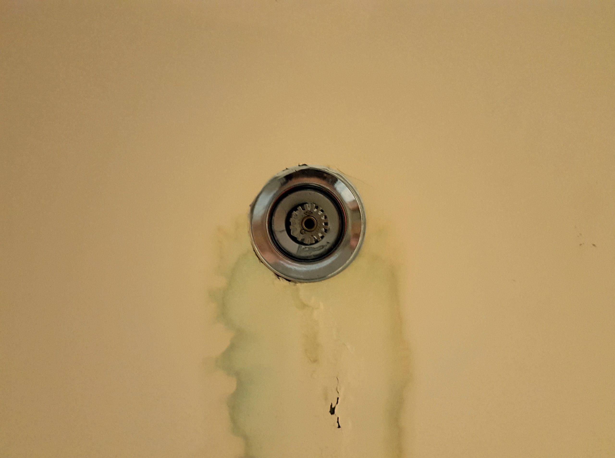 damp fire sprinkler head