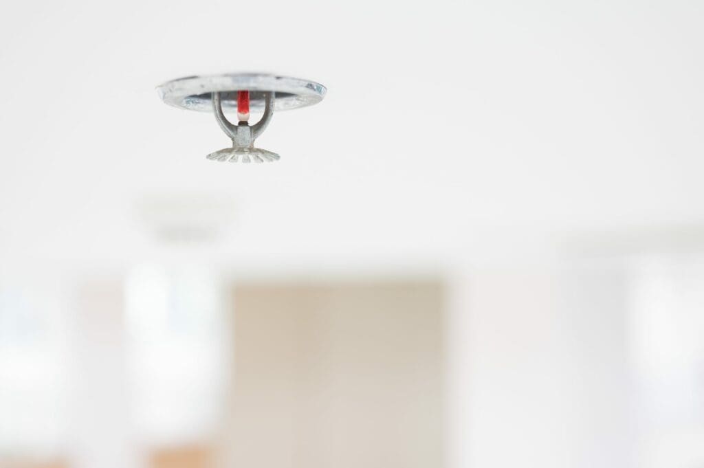 building domestic sprinkler system installation