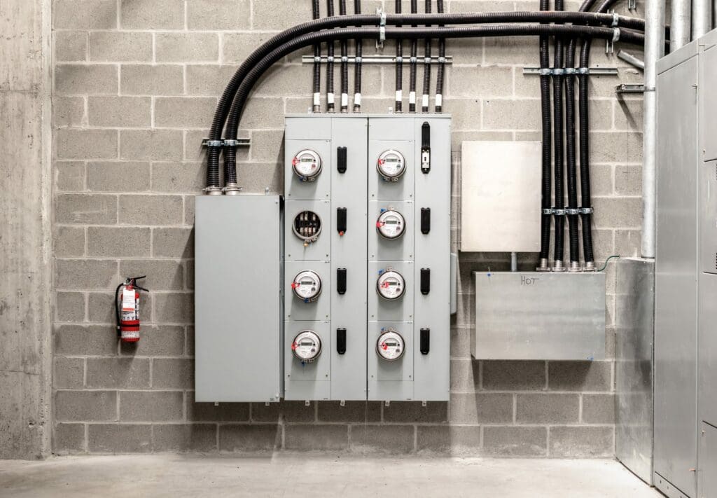 fire regulations in electrical rooms