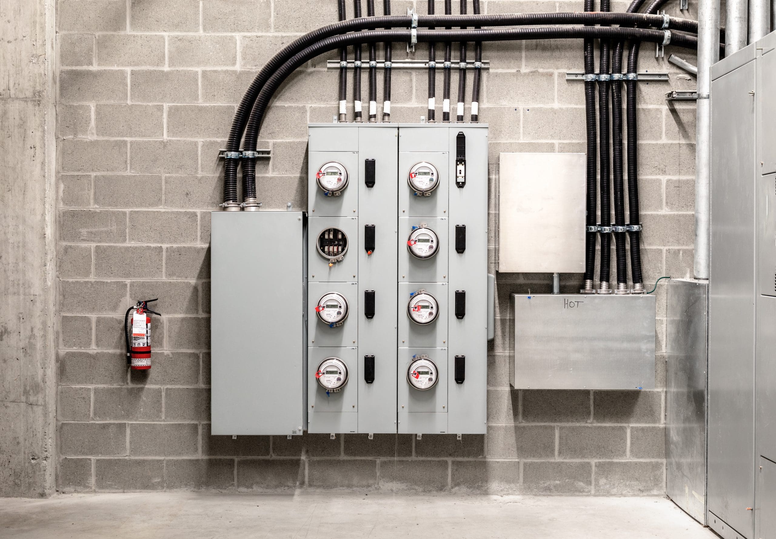 fire regulations in electrical rooms