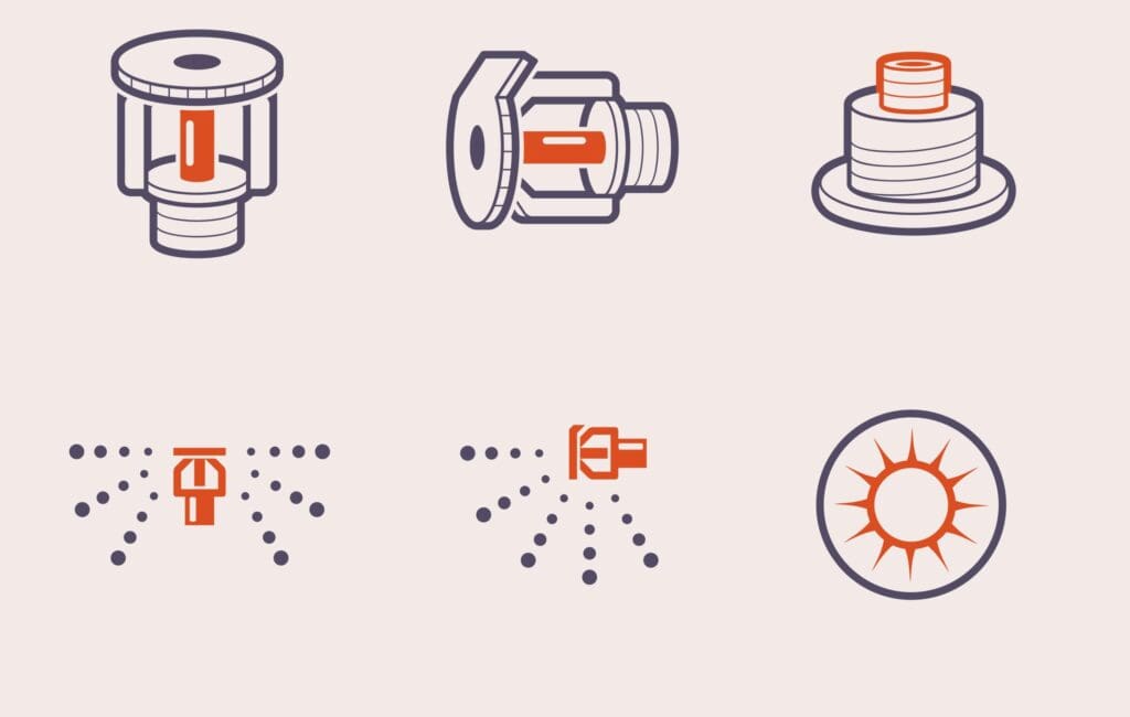 concealed sprinkler heads