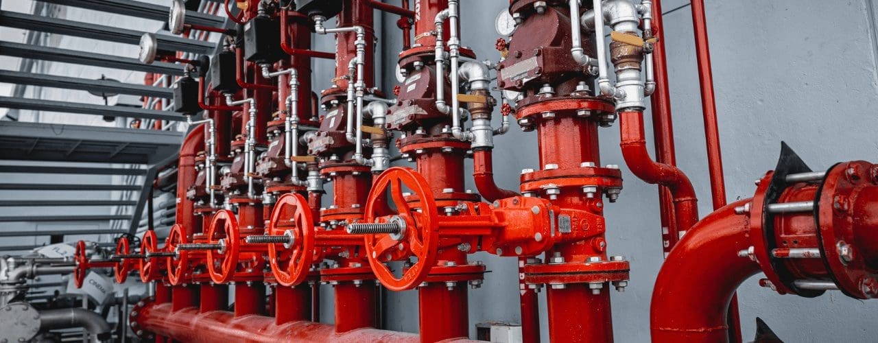Control system for commercial Sprinklers in an industry