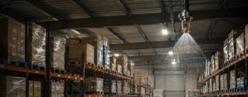 Commercial fire sprinkler are needed in dark stores