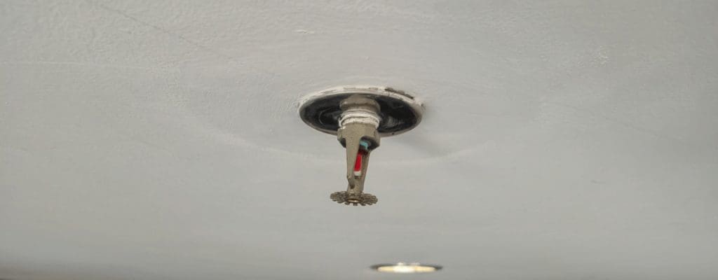 A fitted Mist Sprinkler Systems in a flat